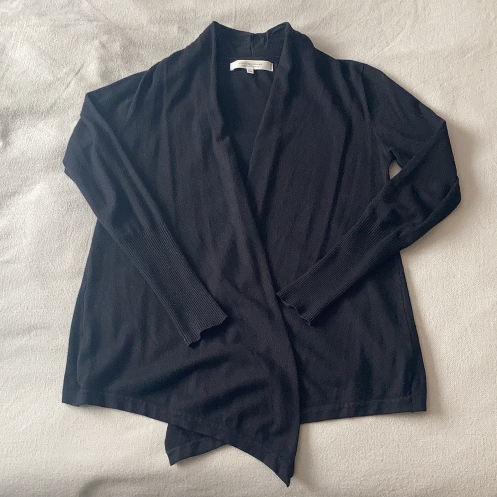 Simons Open-Front Cardigan (Black)